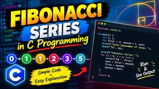 🔥 Fibonacci Series in C Programming 🚀 | C Programming for Beginners @TheCodingZone-18 #trending 