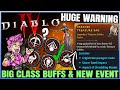 Diablo 4 - CONFIRMED: Sorcerer BUFFED, New BIG Event, HUGE Patch, Class Changes, Free Gear &amp; More!