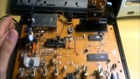 REVISÃO E AV MOD NO ATARI CCE VG2800  DO CAE