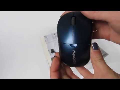 Мышь Rapoo 1090p Blue | unboxing