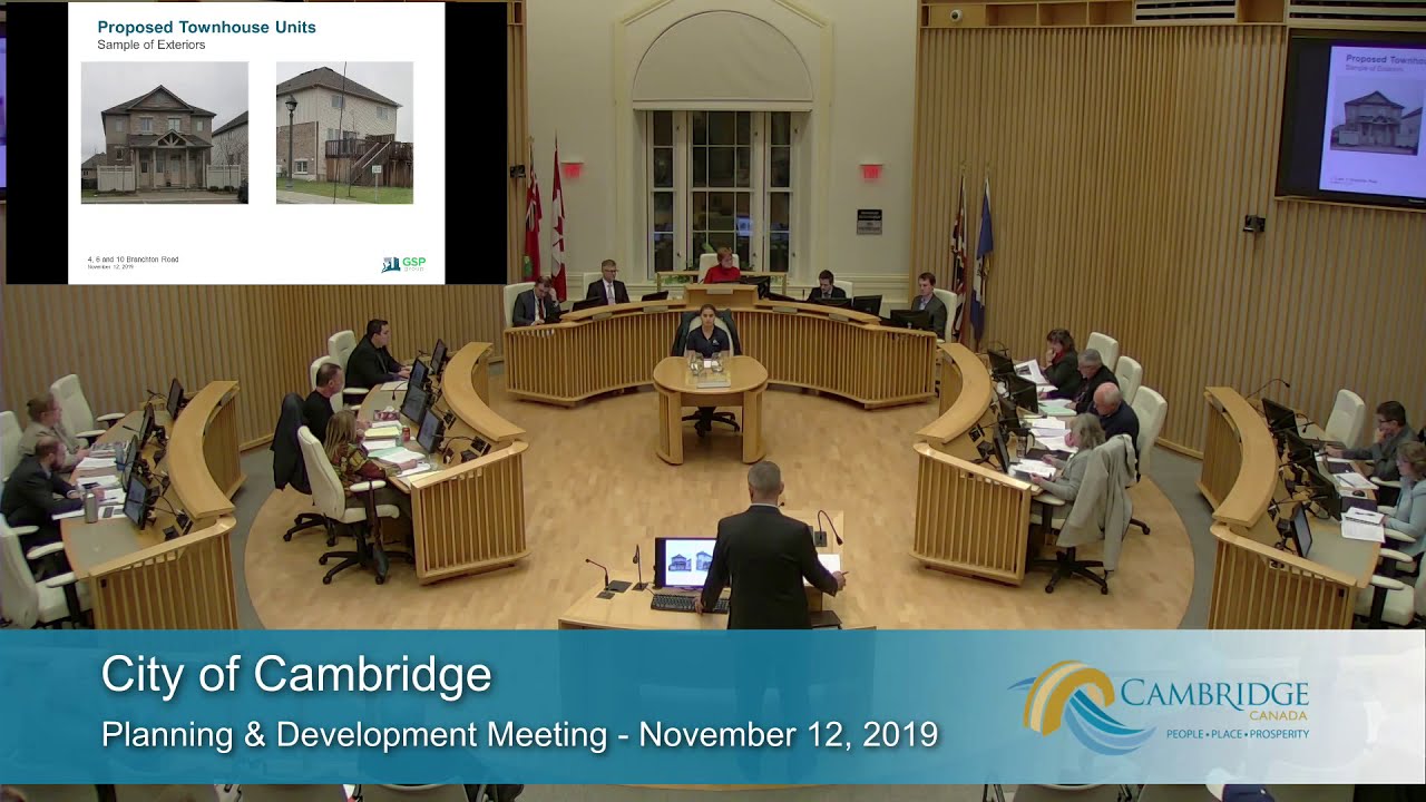 City of Cambridge Planning and Development Committee November 12