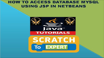 HOW TO ACCESS DATABASE MYSQL USING JSP  IN NETBEANS