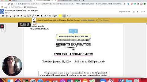 Annotate a Document on DocHub (as Google Classroom Assignment)