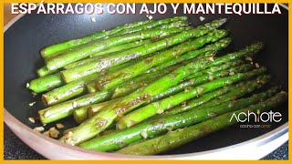 ASPARAGUS WITH BUTTER AND GARLIC (English subtitles) | Asparagus in only 5 minutes, don't miss it!