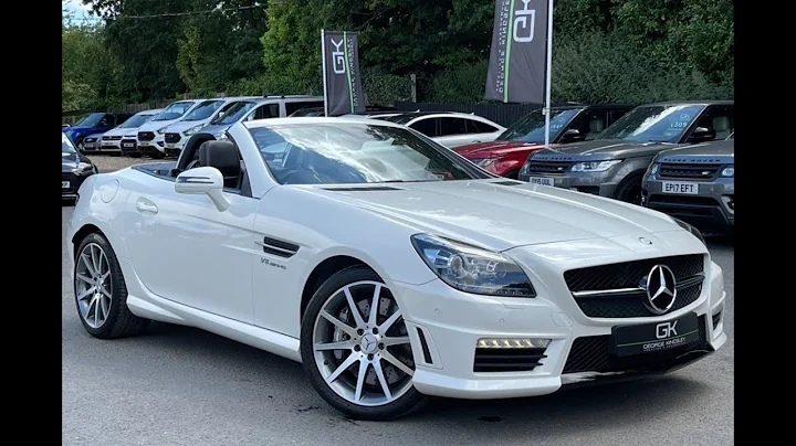 2014 Mercedes SLK 55 AMG in Diamond White for sale...