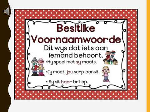 Week 7 Besitlike Voornaamwoord