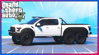 Stealing a SUPER RARE Raptor 6x6!! (GTA 5 Mods)