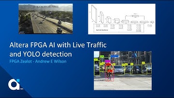 Altera FPGA AI with Live Traffic and YOLO Detection #IntelAmbassador