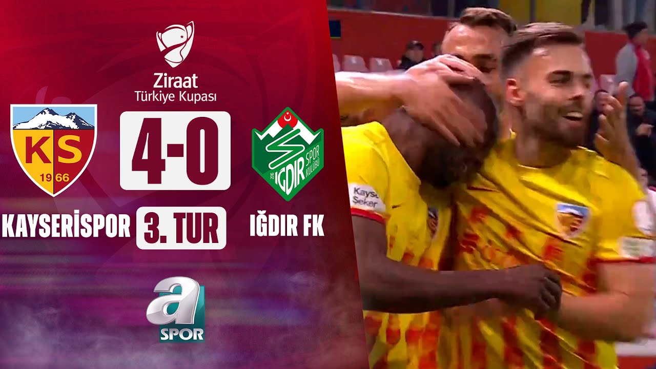 2023-2024 T. Kupası KAYSERİSPOR - IĞDIR FK 4-0 Maç Özeti