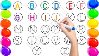 Capital letters abcd ! Alphabetical rhymes with fun ! Learn english alphabets ! A to Z pronunciation