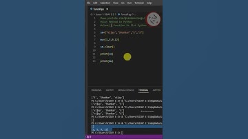 clear function in list Python Tamil  #pythonprogramming #python #coding #code #shorts #python_basics