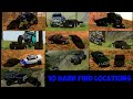 Offroad Outlaws V4.8 Update All 10 Abandoned Barn Find Locations