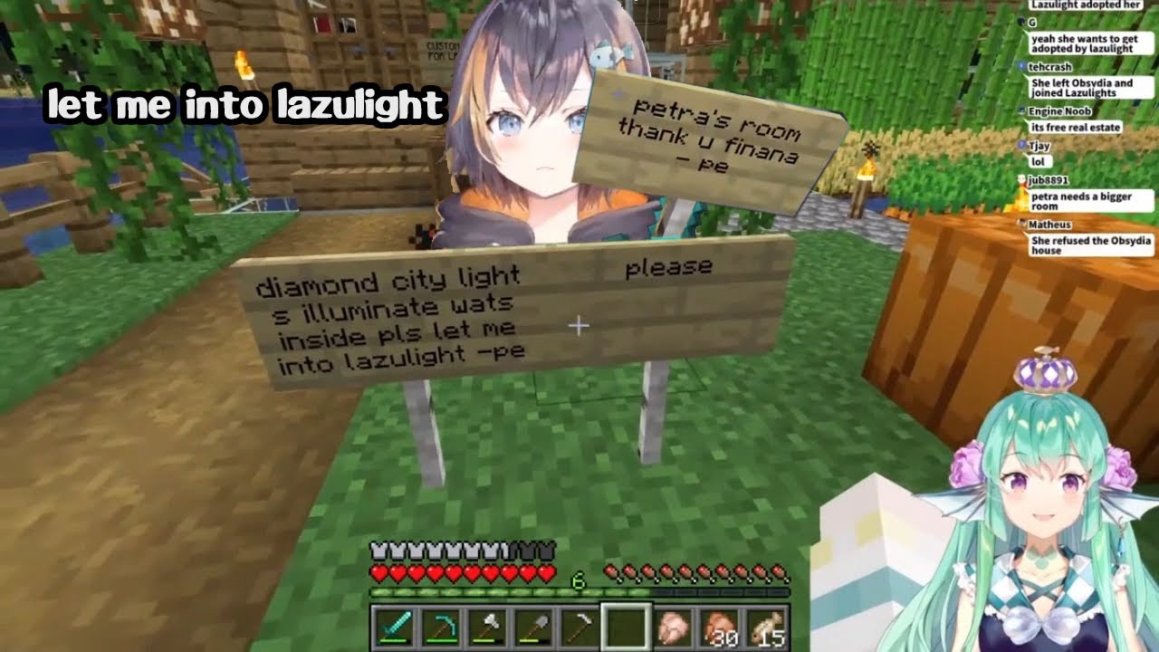 Finana's reaction to Petra's adoption sign【NIJISANJI EN】