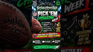🏈🔥 **TOPSHELFSPORTSTALK PICK’EM CHALLENGE — WEEK 1!** 🔥🏈