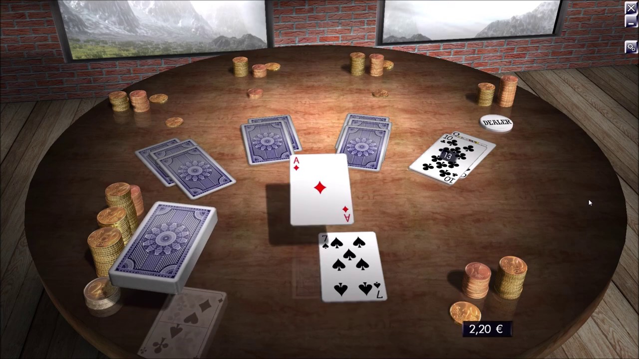 Classic Card Games 3D Gameplay / Twenty-One - YouTube