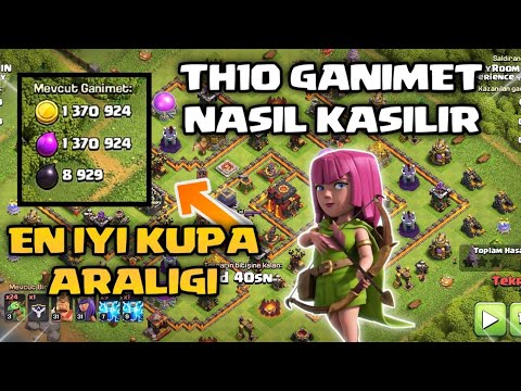 TH10’DA EN KOLAY GANİMET NASIL KASILIR?! GANİMET KUPA ARALIĞI! - Clash of Clans