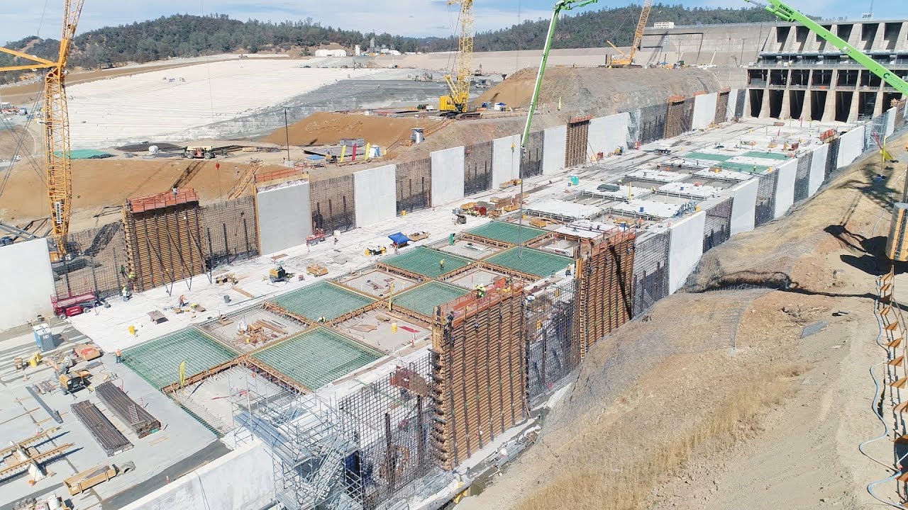 Oroville Spillways Phase 2 - Media B-Roll