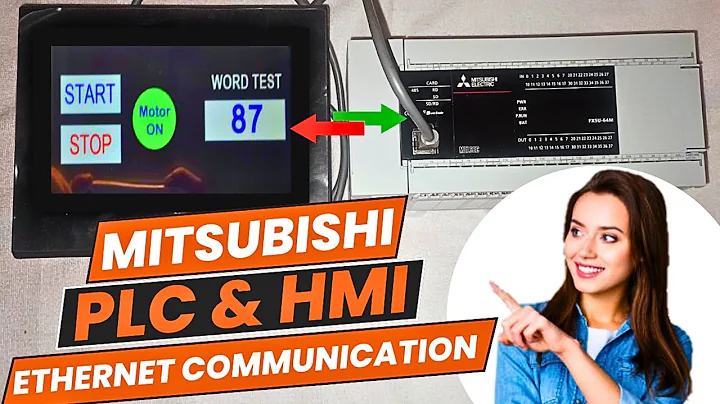 How to communicate Mitsubishi PLC with HMI?