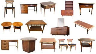 Ideas 44 Vintage and modern wood furniture Andre Bus Coffee tables Dressers dining chairs