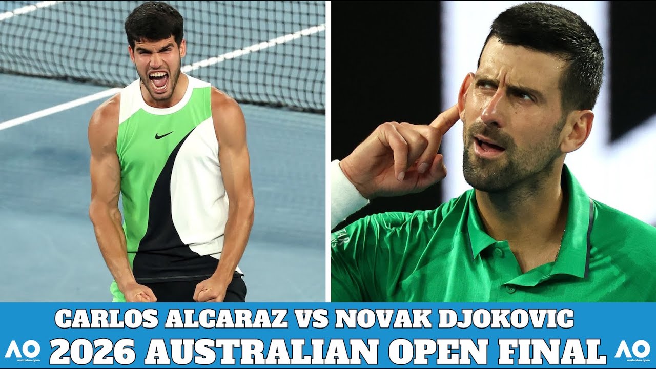 Карлос Алькарас против Новака Джоковича — финал Открытого чемпионата Австралии по теннису 2026 года
