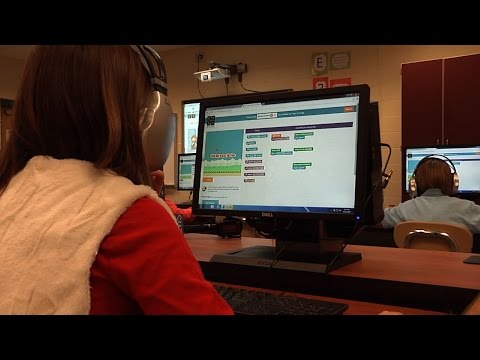 Students Learn Programming During Hour of Code