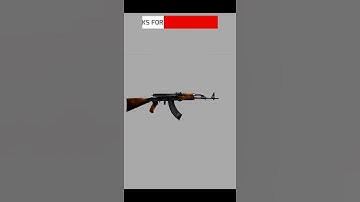 ak 47 3d model animation