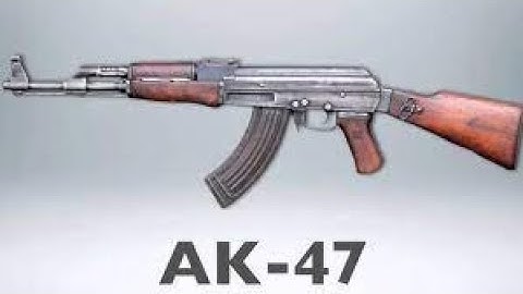 ak 47 3d model animation