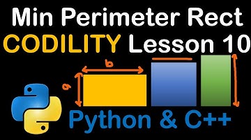 Minimum Perimeter Rectangle in Python and C++ Codility Solutions Lesson 10