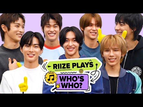 RIIZE Plays Who's Who