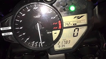 How to switch the "Mode" on Yamaha R1 (09-14)