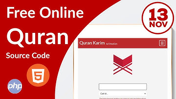 Free Open Source Online Quran with Translations coded in PHP and HTML5