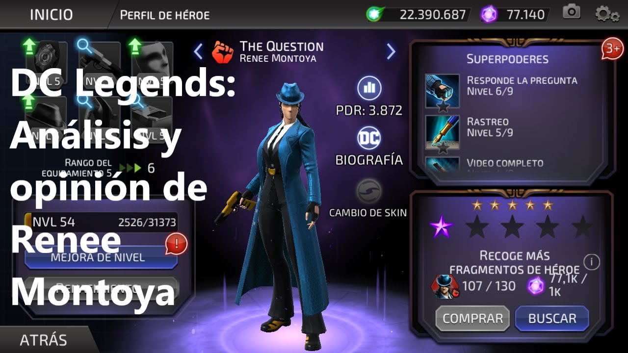 DC Legends: Análisis y opinión de The Question-Renee Montoya