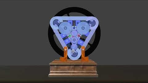 napier deltic engine animation - How does a Napier Deltic engine work?