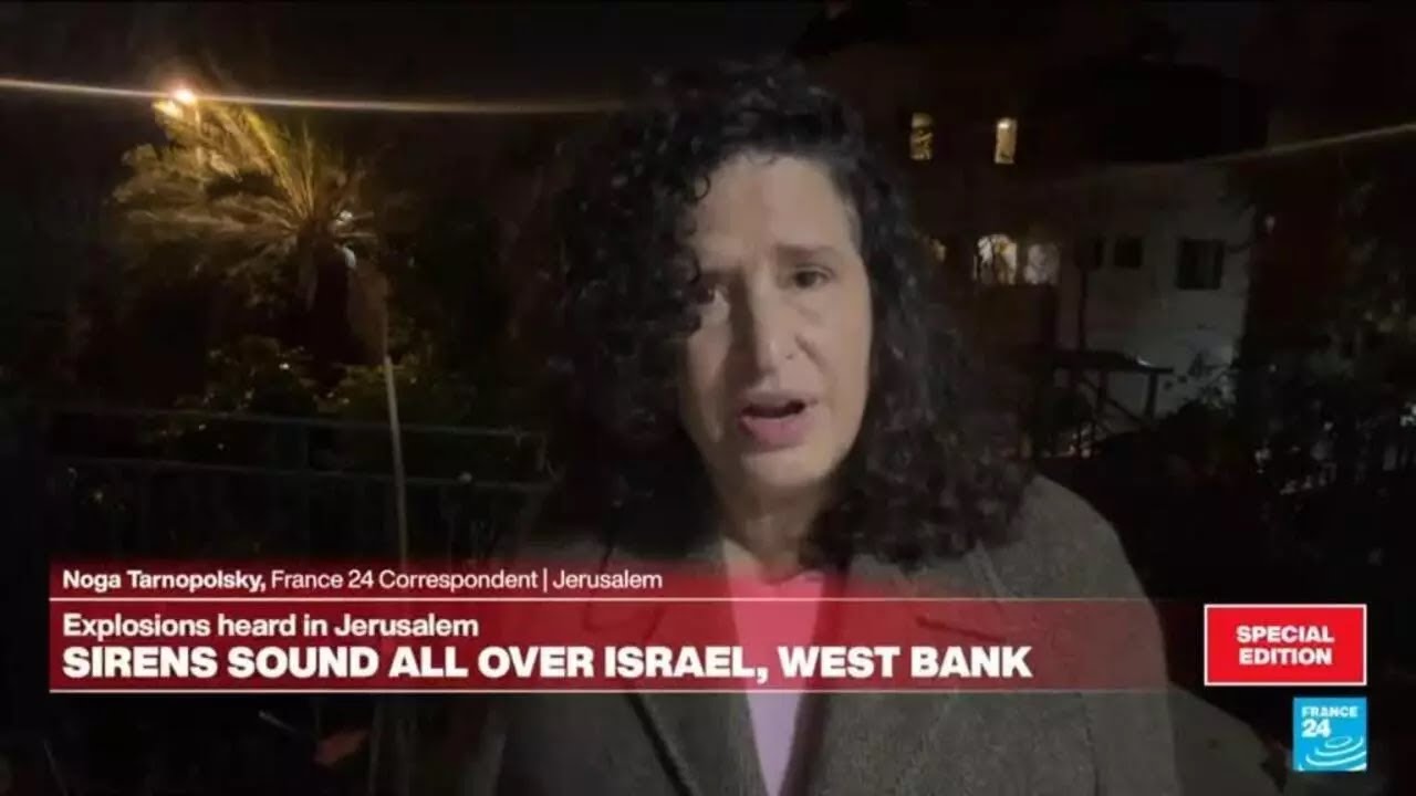Series of blasts heard in Jerusalem as sirens sound all over Israel • FRANCE 24 English
