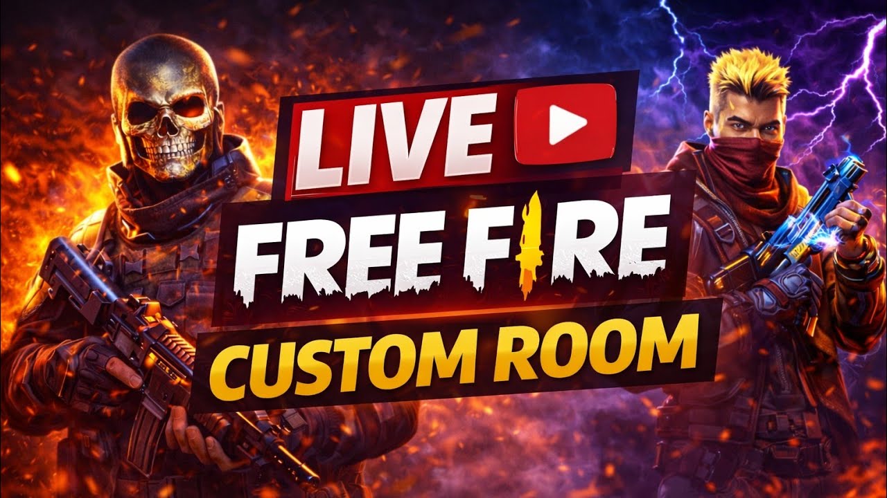 FREE FIRE LIVE 🔥 | CUSTOM ROOM BATTLE 💥 | JOIN FAST 😈