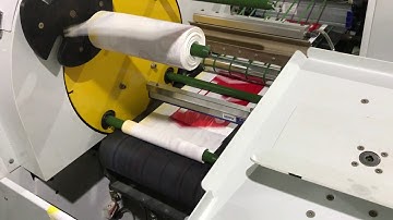 CHOVYTING CW-1000SPG+OR Interleaved draw tape garbage bag making machine with swaying system