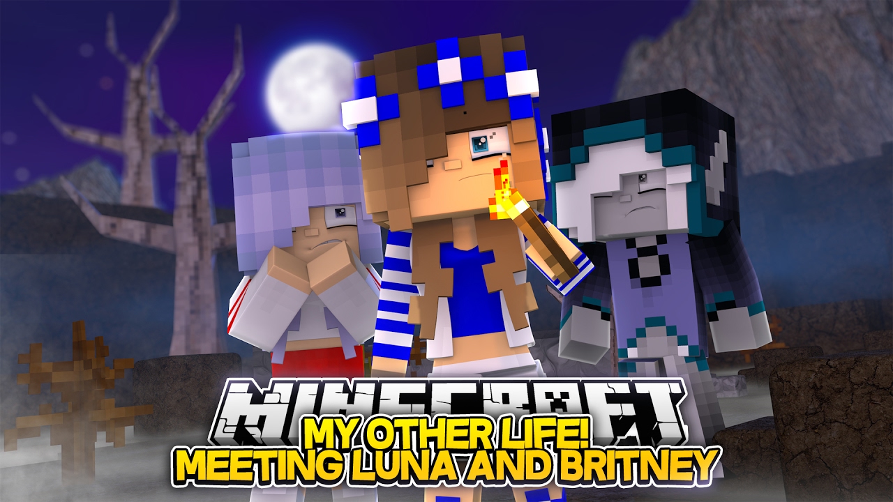 Minecraft Britney Rp My Other Life #23-MEETING BABY LUNA AND BABY BRITNEY (Minecraft ...