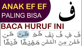 Huruf Hijaiyah FA' Latihan Cara Mengucapkan Sesuai Hukum Tajwid Makhraj dan Sifatnya