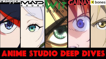 Anime Studio Deep Dive Compilation|| Trigger || Madhouse || WIT Studio || Gainax || Bones