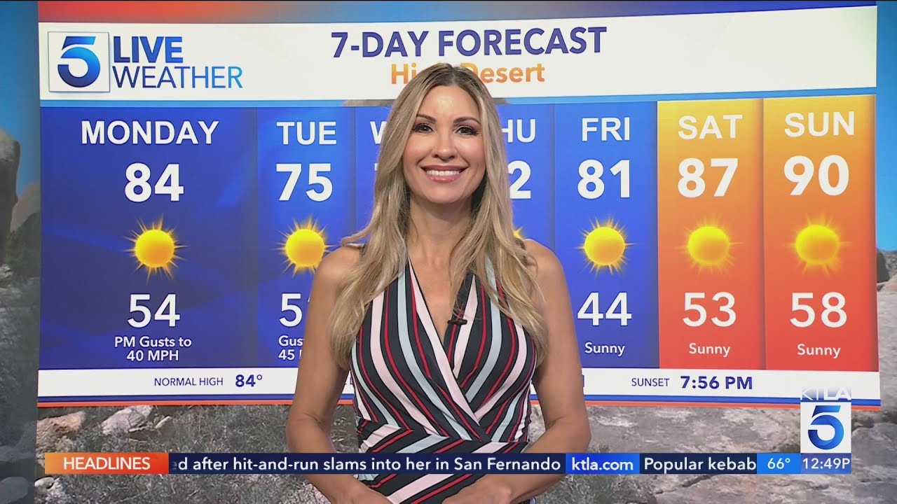 Light rain possible midweek as mild conditions continue in SoCal - YouTube