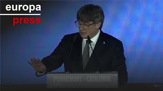Puigdemont pide ser decisivos para romper "el pacto del 'no' suscrito entre PP y PSOE"