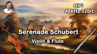 Serenade Schubert | Classical Music | Violin | Flute | HiFi | World Famous Music
