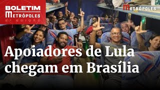 Caravanas de apoiadores de Lula começam a chegar a Brasília para posse | Boletim Metrópoles 2º