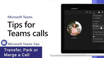 How to Transfer, Park or Merge a call in Microsoft Teams.