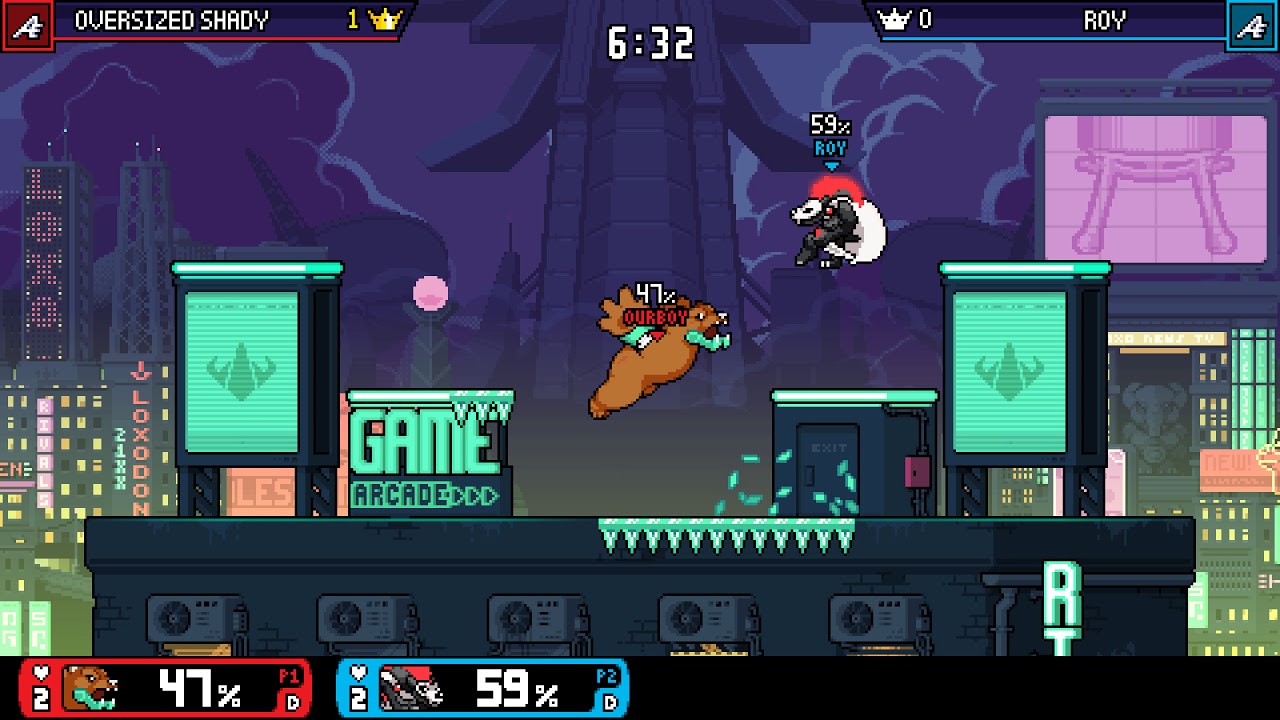 Rivals of Aether - Exhibition Match: Roy (Forsburn) vs Oversized Shady ...