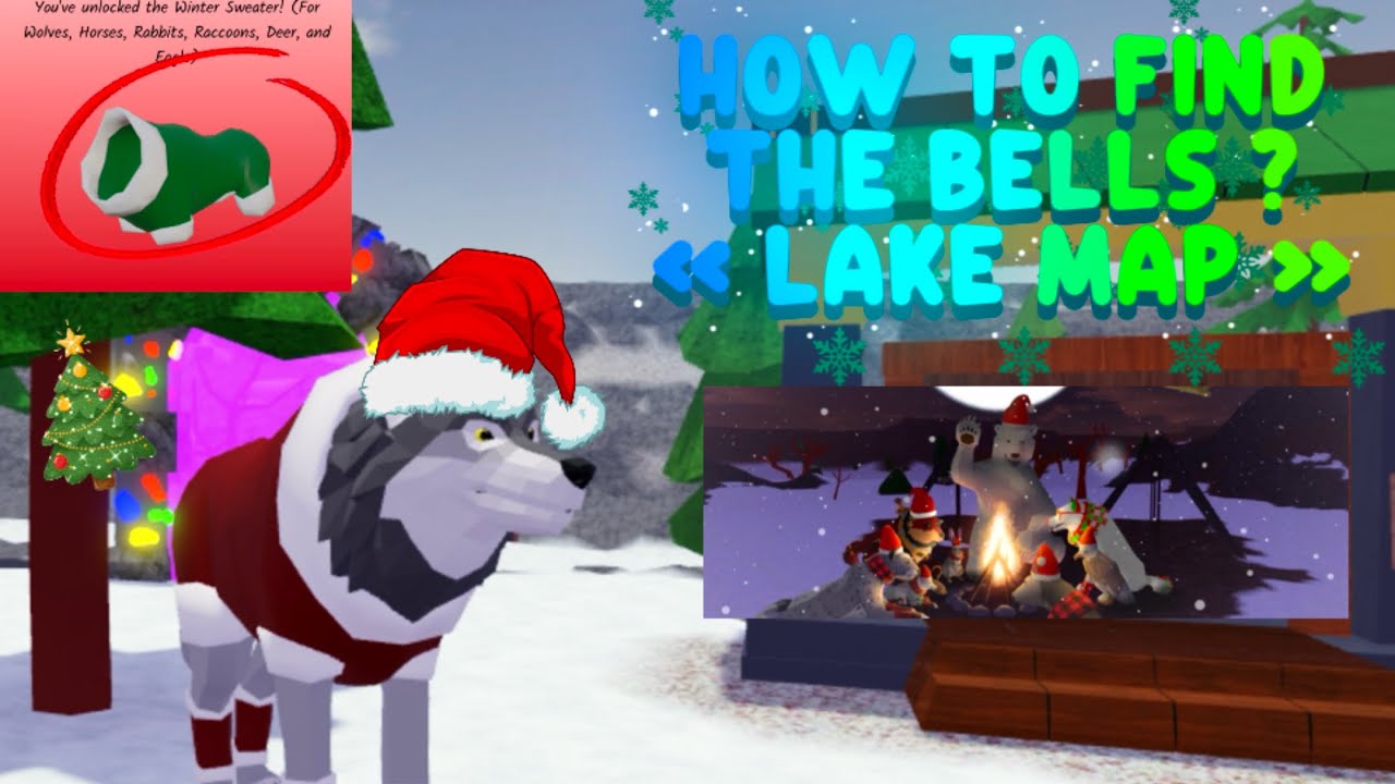 How to the bells « In lake map » « Alfrp / Animal life:Forest Rp » @Astro_The_Wolf was here too lol