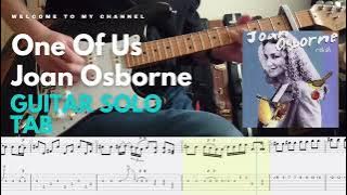 One Of Us - Joan Osborne │guitar solo cover │tab│lesson │long version