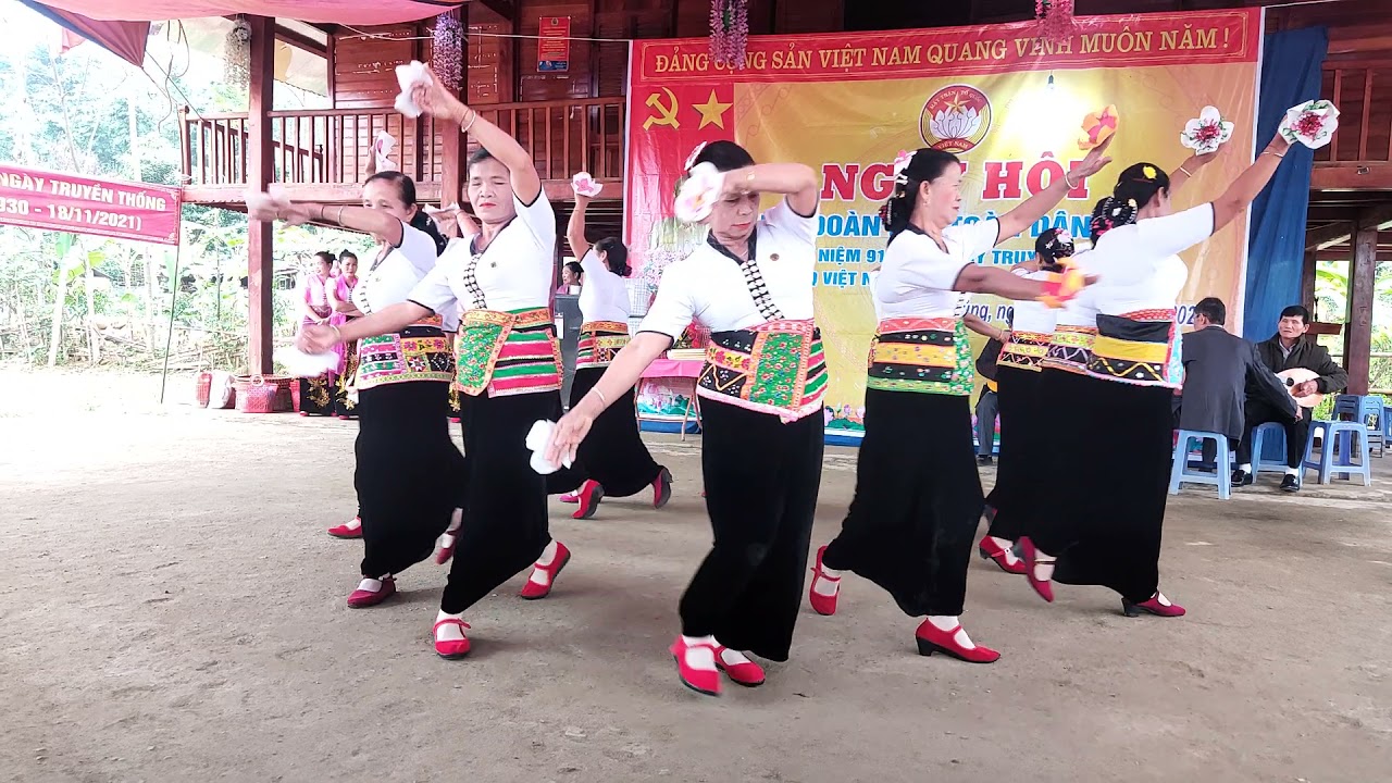 bản Nà Củng - Lai Châu 2021 - múa Thái mừng ngày Đại Đoàn kết - tổng hợp นาฏศิลป์ไทยอันเป็นเอกลักษณ์