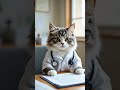 meow jadi dokter #kucinglucungakak #kucinganggoralucudanimut #cat #funny #videokucinglucu