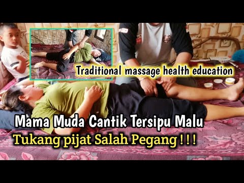 Asmr massage Mama muda Cantik ( edukasi kesehatan pijat tradisional )